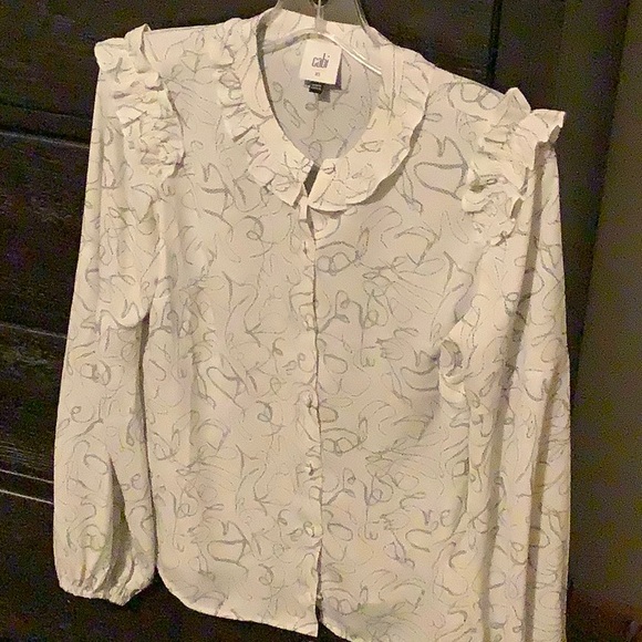 Cabi Ribbon Trim Blouse XS - Picture 4 of 7